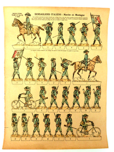 Planche 30x 40cm soldats - 40cm, 26