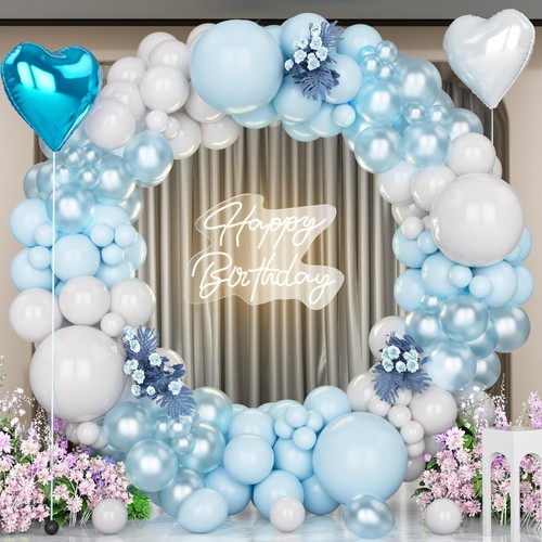 Kit arche ballons bleus - ballons,