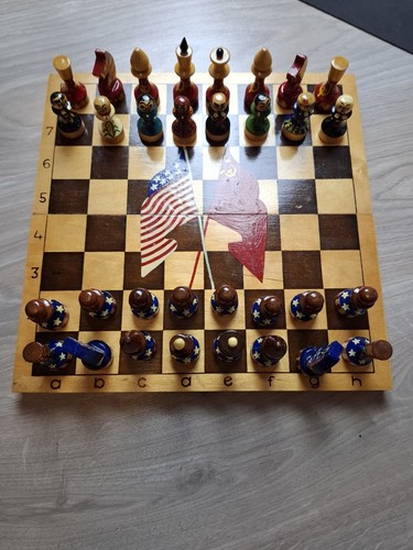 Jeu échecs urss usa guerre - d'Échecs,