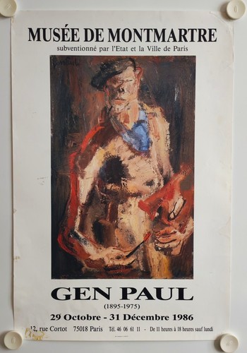 Affiche gen paul 1986 - gen,