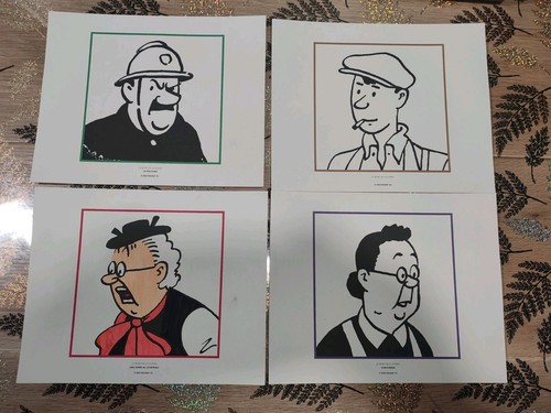 Lot planches tintin - de,