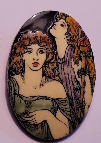 Bijou vintage broche - vintage, mucha