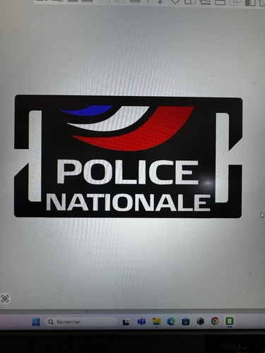 Badge police nationale - badge,