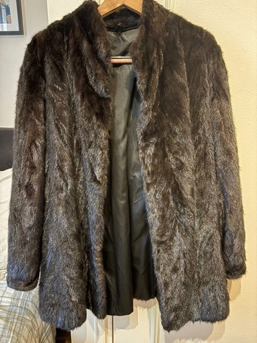 Manteau fourrure vison - manteau,