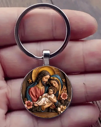 Porte cle clef jesus - porte,
