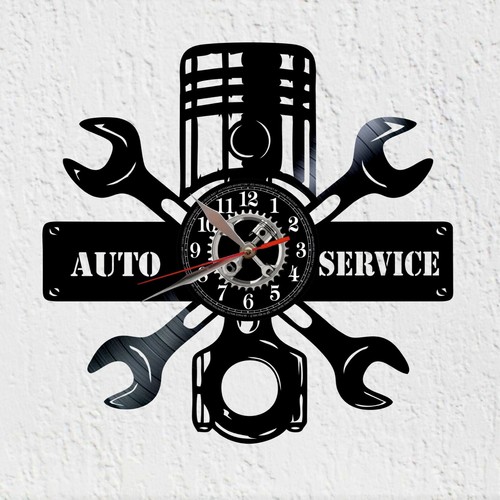 Horloge murale disque - horloge,