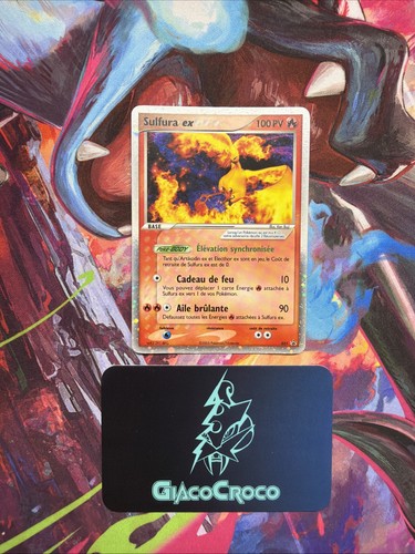 Carte pokemon sulfura - carte,
