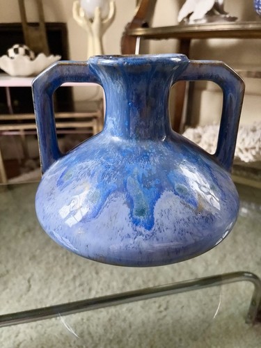 Beau vase grés - beau, flammé