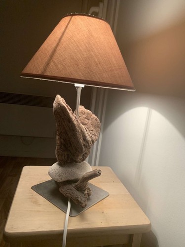 Lampe bois flotté - flotté,  