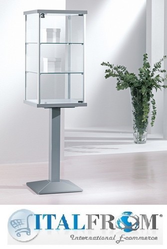 Vitrine avec piédestal - vitrine,