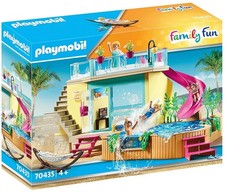 Playmobil bungalow with pool - bungalow,