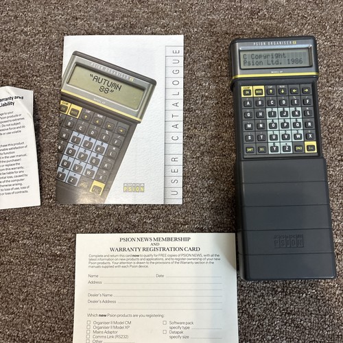 Psion organiser model xp - organiser,