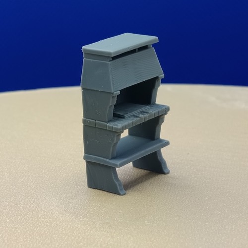 Diorama barbecue en - :,