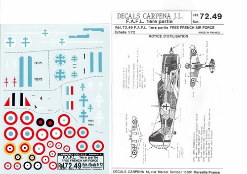 Carpena decals 72 - carpena, 1/72