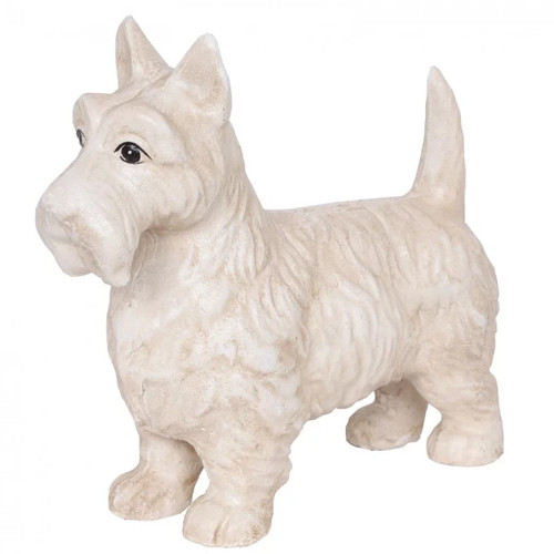 Statue chien scottish fonte - statue,
