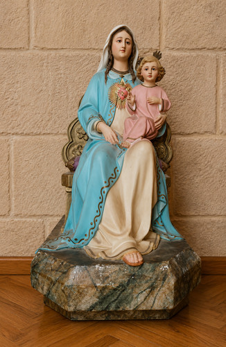 Vierge sacré cœur et - au, sacré-cœur