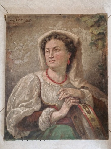 Eugène harmenon huile sur - eugène,