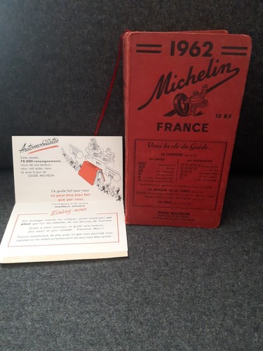 Guide michelin 1962 - guide,