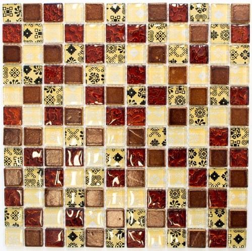 Mosaïque carreau translucide