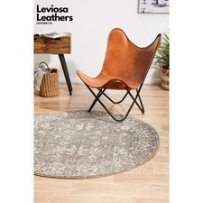 Chaise longue papillon cuir - chaise,