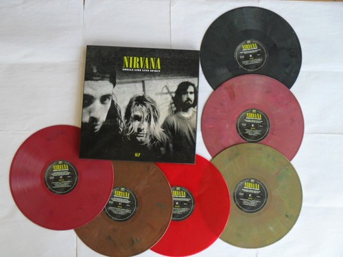 Nirvana rare lot box live - lp,
