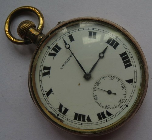 Longines pocket watch open - pocket,