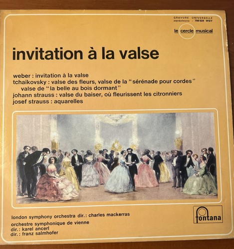 Vinyle 33t invitation à - vinyle,