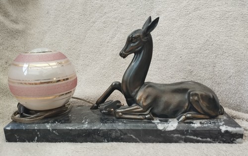 Lampe chevet art déco - de,