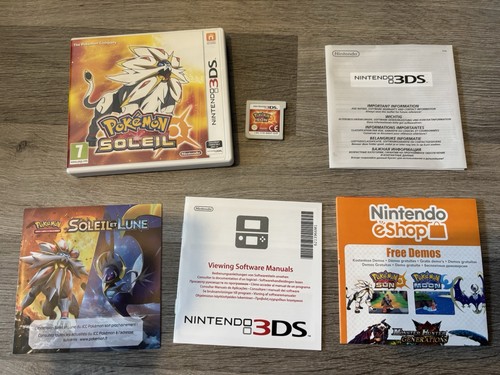 Pokémon soleil nintendo 3ds - pokémon,