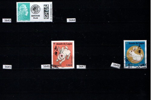 Timbres oblitérés - timbres, à