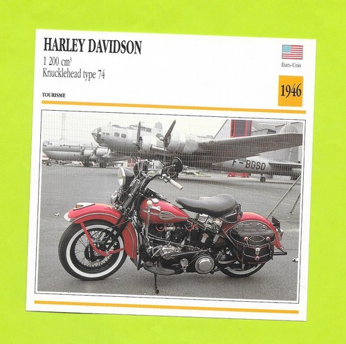Fiche moto harley davidson - -,