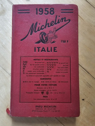 Guide michelin italie - michelin, 1958