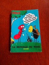 Flyer  dépliant Calendrier 1969  "La mutuelle du Mans"
