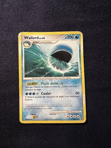 Carte pokémon rare wailord - rare,