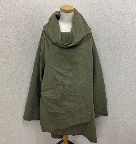 Manteau long design - , coton