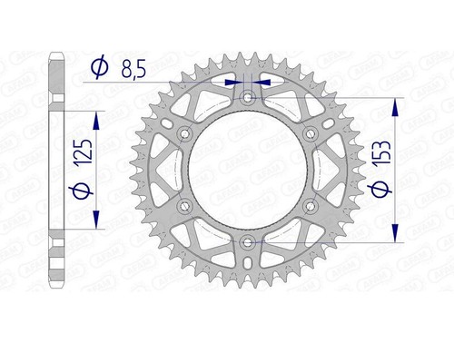36173 couronne en aluminium - couronne,