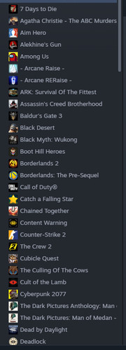 Steam account 120 games - +120,