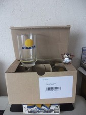 RICARD  6 verres allongé N logo RICARD BIEN LIRE L'ANNONCE