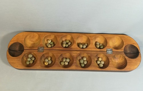 Jeu africain awalé bois - awalÉ, en