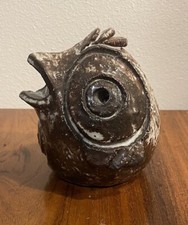 Sculpture Zoomorphe Coq Poule  Céramique 1950 Signée No ? Vallauris ? Anasse ?