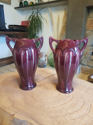 Ancien paire vase lunéville - ancien,
