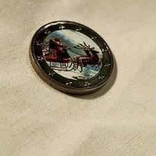 2 EUROS Couleur Père Noël