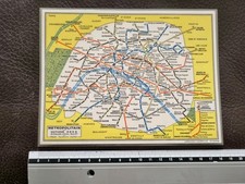 Plan Plastifié Du Métro, PARIS N°1