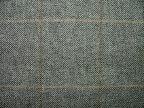 Tissu rideau tartan gris - rideau,