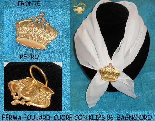 Pince foulard ange attache - pince,