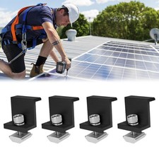 Fixation Panneau Solaire4pcs Support Panneau Solaire SolPince CentralePinces ...