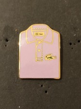 Rare Pin's Polo Lacoste Email Grand Feu Enamel
