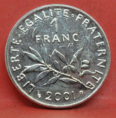Pièce franc semeuse 2001 - 1,