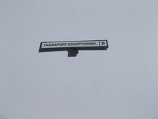 SOLIDO VEREM PLAQUE DE TRANSPORT EXCEPTIONNEL MILITAIRE POUR BERLIET T12 ORIGINE