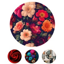 Tapis Salon Pièce Lit Rond